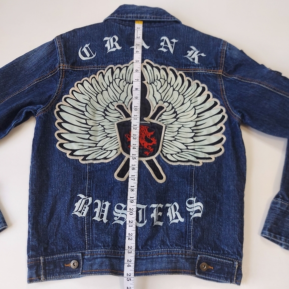 Crank Couture Disciplez Crank Busters Jean Jacket - Picture 10 of 15